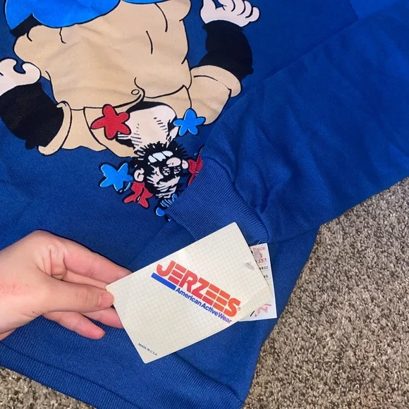 Rare Vintage Deadstock Popeyes Crewneck NWT - Picture 4 of 7